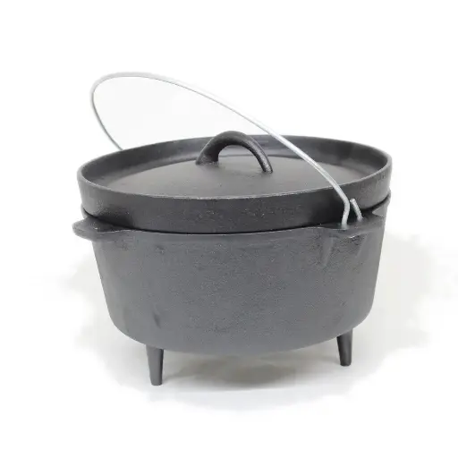 [29404]  4.5 qt Cast Iron Dutch Oven Lipped Lid with Legs