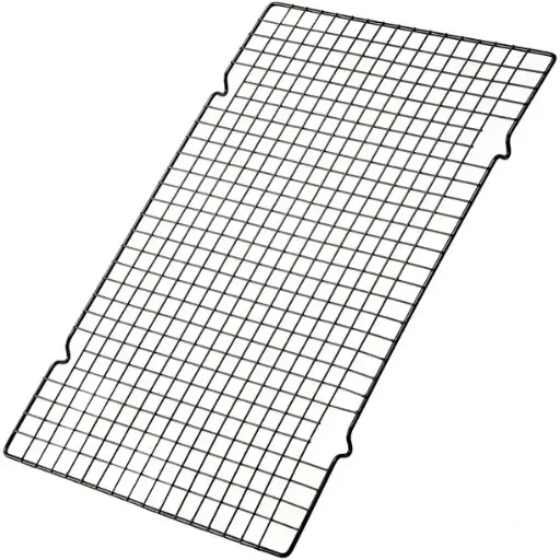 [29549]  Cooling Rack  Trivet Rectangular Black 41x26x2cm
