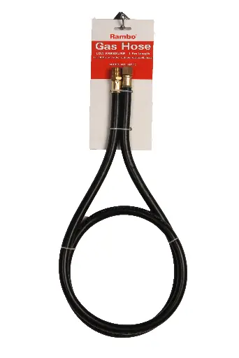 [29730]  LPG Gas Hose 8mm 1.8mt 3/8" BPSM-1/4"BPSF Swi