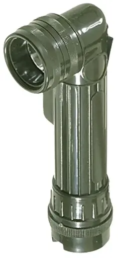 [36160]  Angle Head Torch Green AA Cell