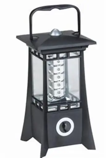 [36233]  24 LED Lantern 3xD Dimmer 23x12x12cm Bla