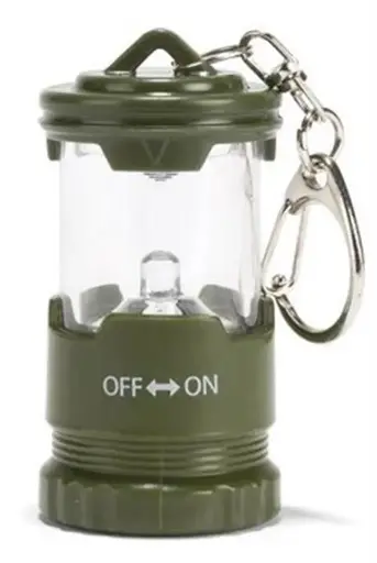 [36307]  1 LED Mini Keychain Lantern Shape