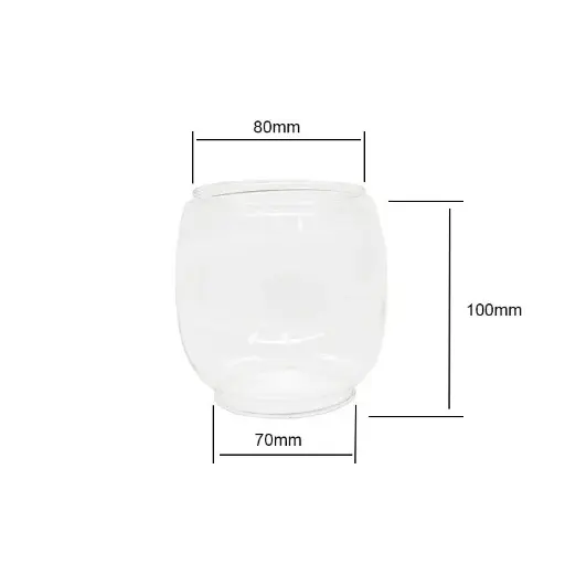 [38403]  Large Hurricane Lantern Glass Globe No. 225