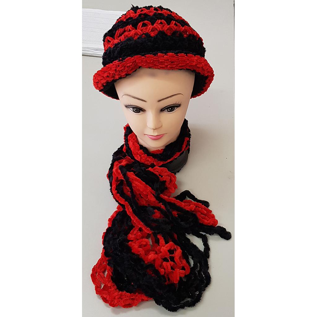 Girls hat scarf set
