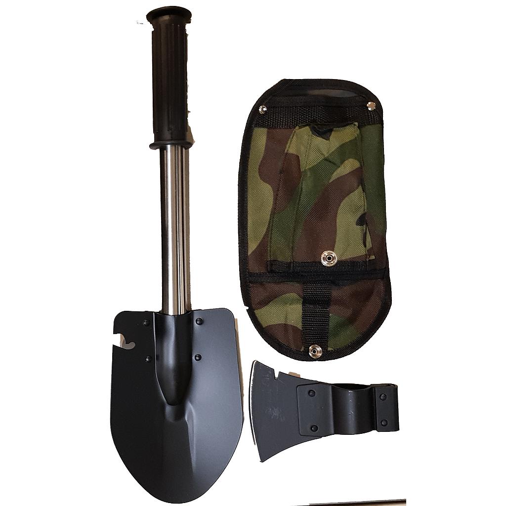 Steel Hatchet Shovel Combination with Pouch