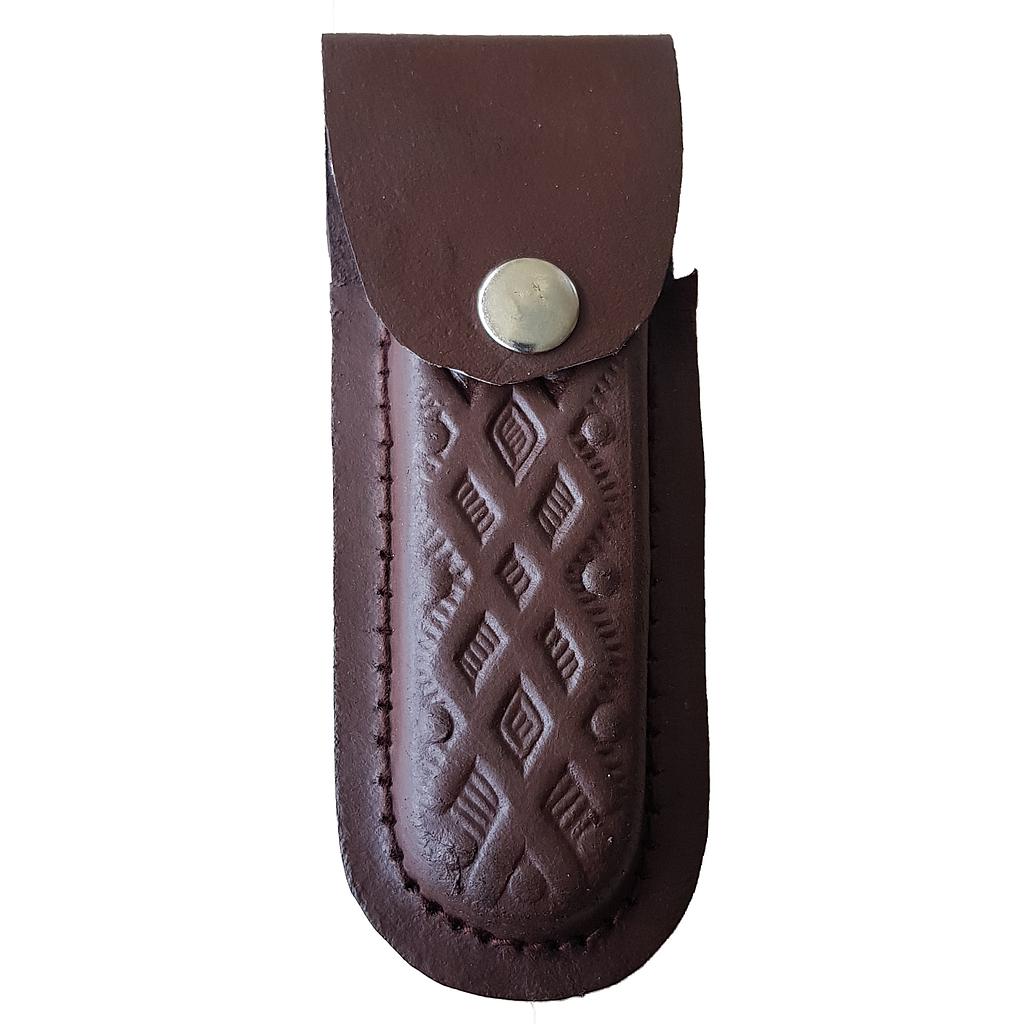 Brown Leather Knife Tool Pouch