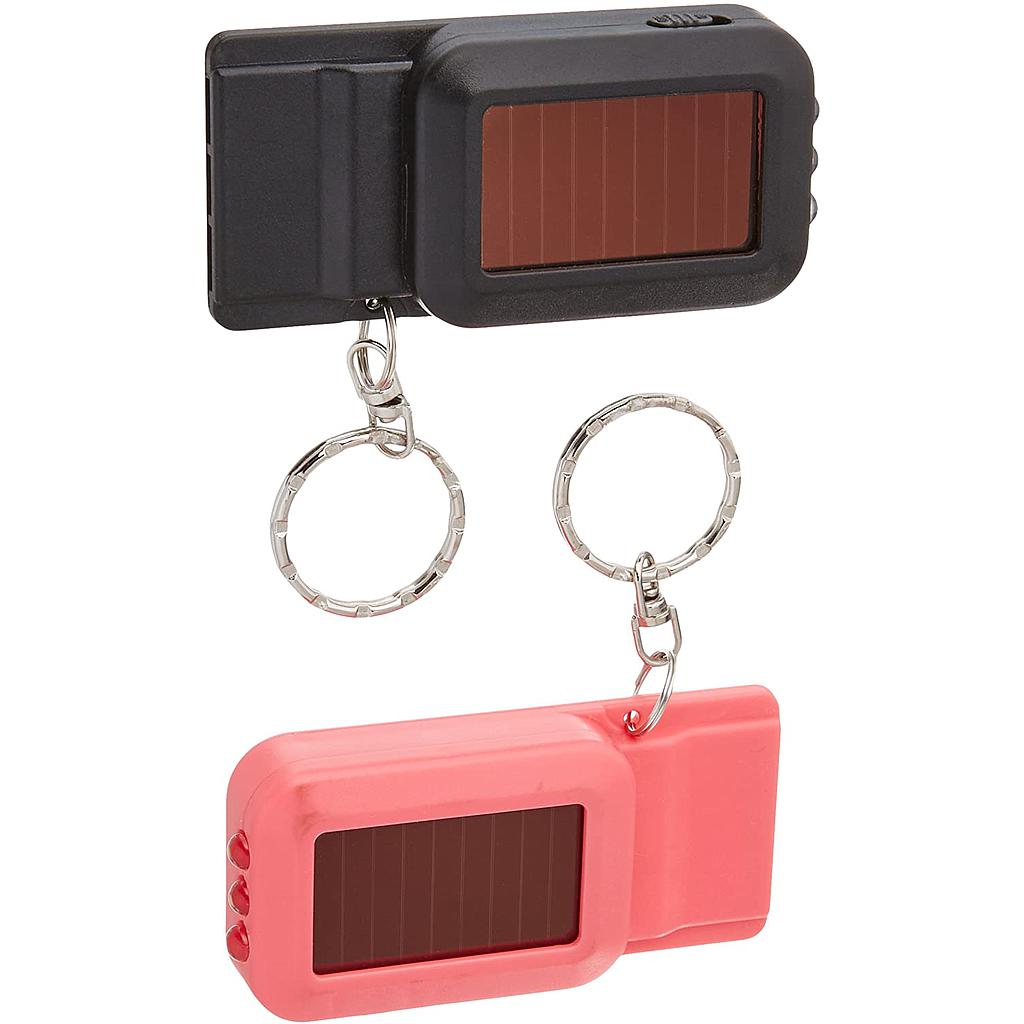 3-IN-1 Solar Powered LED Whistle with Key Chain