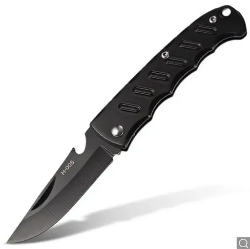 [40155]  Folding Pocket Knife 6.1cm Blade Black
