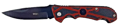 [40169]  Folding Pocket Knife 6.5 cm Black Balde