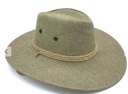 Drover Hat Linen/Canvas Light Beige 58cm
