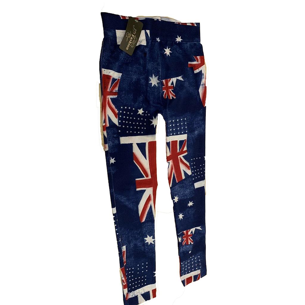 Leggings Womens Australia Flag One Size Fits Most