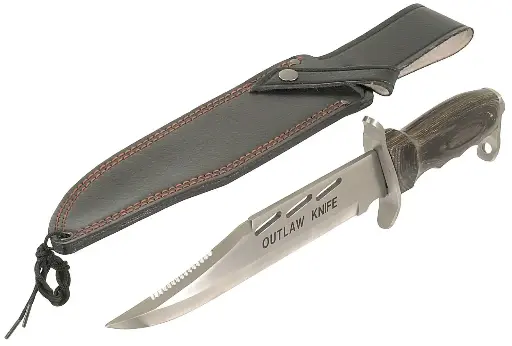 [40340]  Outlaw Ranger Hunting Sheath Knife Rambo
