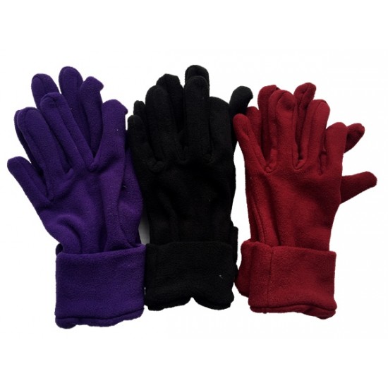 Ladies Polar Fleece Glove Assorted Colours