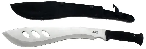 [40363]  Machete Survival Knife 49cm Silver Steel Blade Kukri Bolo
