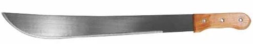 Machete 56cm Steel Blade Wood Handle with Sheath