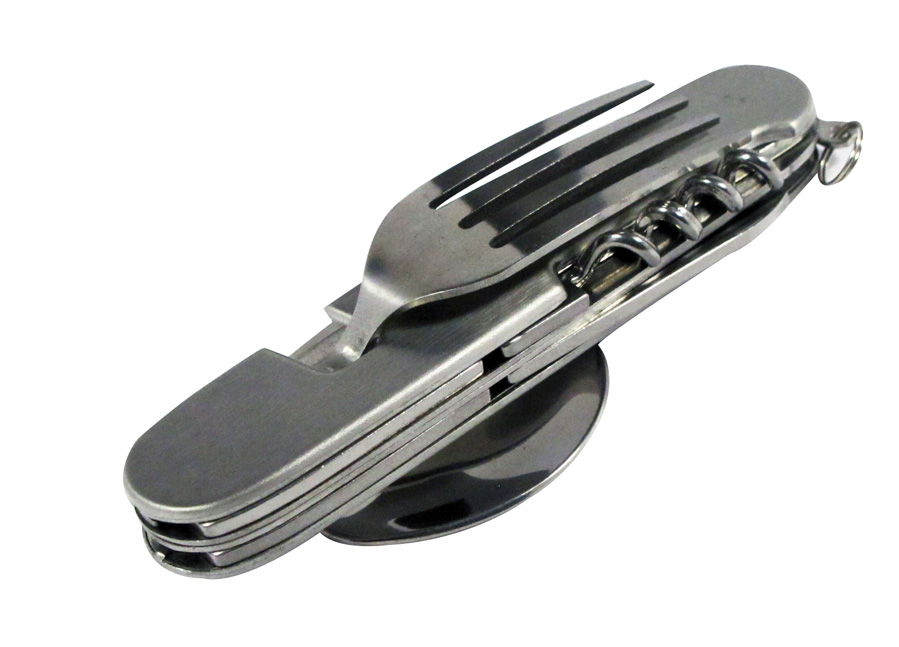 Foldable Knife Fork &amp; Spoon Set Multi Function
