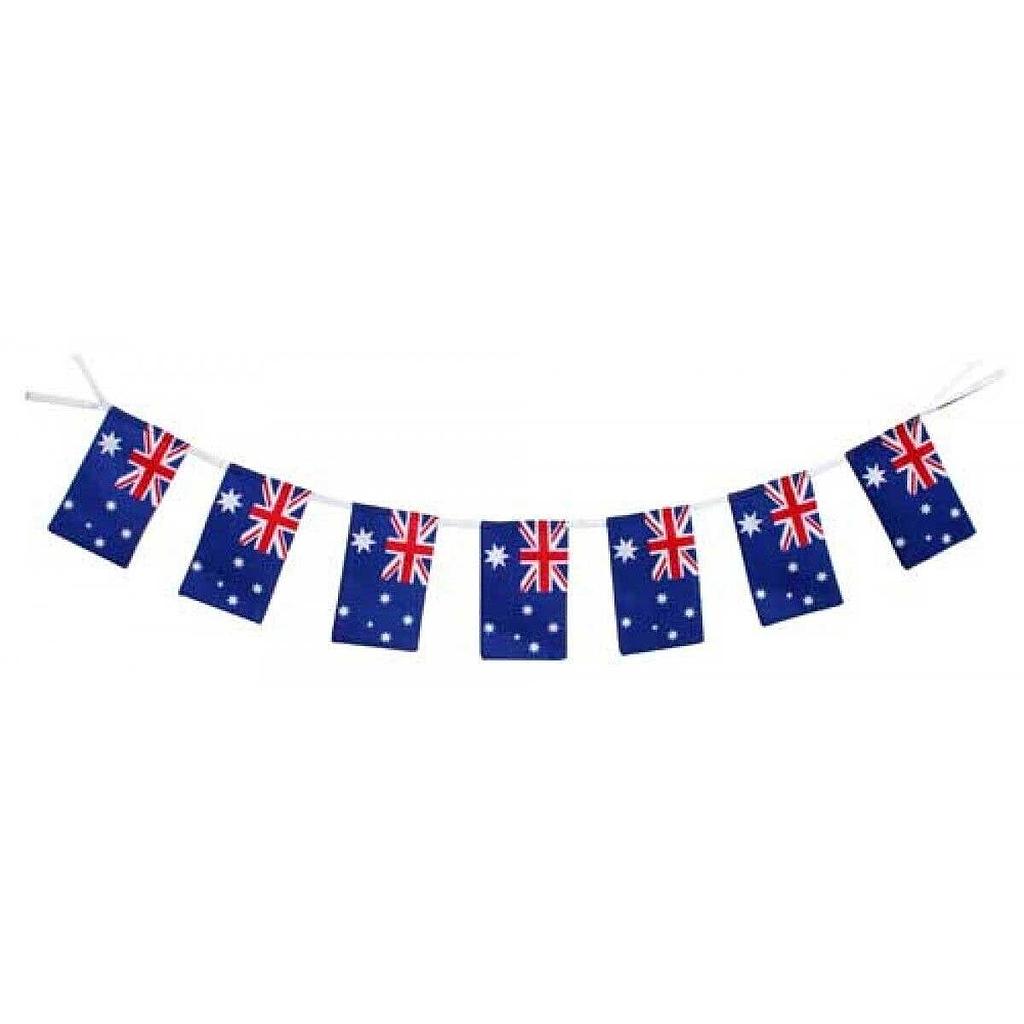 Australia Flag Bunting 7 Flag 3 mt