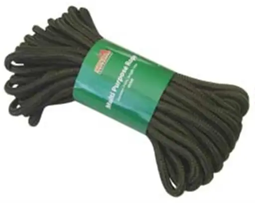 [41612]  7mm Olive Nylon Utility Rope 50ft