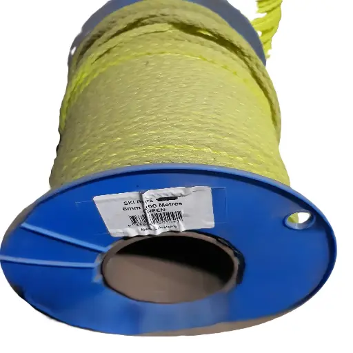 [41660]  6mm Ski-rope 250mt Lime-white