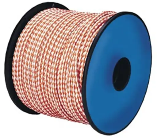 [41662]  8mm Ski Rope 200mt Orange-white