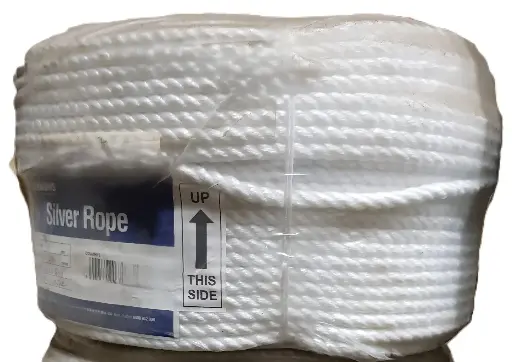 [41714]  Silver Rope 8mm X 250 mt
