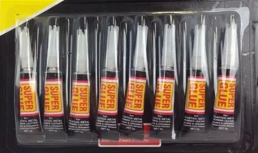 [43005]  Super Glue 3 gram Tube 8 pack