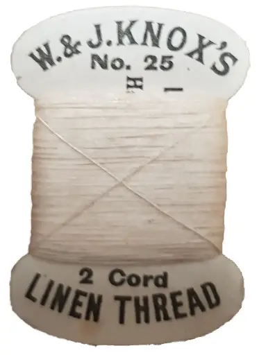 [43947]  Linen Thread White