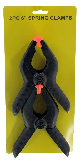 [43964]  6" Plastic Strong Grip Clamp 2 pcs