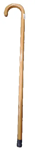 [44979]  Walking Stick Solid Wood Light Colour