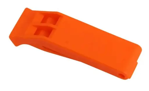 [46527]  Orange Safety Whistle Lifejacket Style