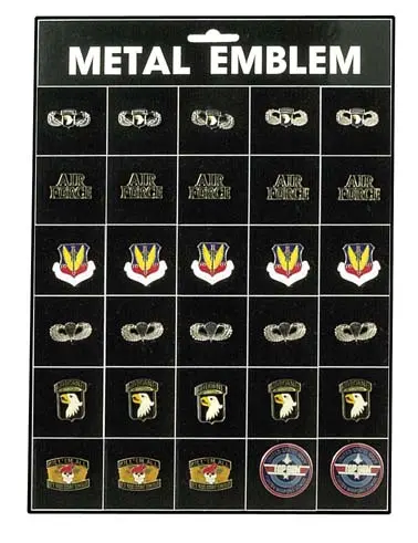 [48015]  Metal Enamelled Badge/emblem Per Card