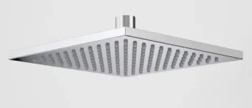 [91296]  Rainfall Overhead Shower Head Rose 230 x 230 mm Solid Chromed Brass by Diablo