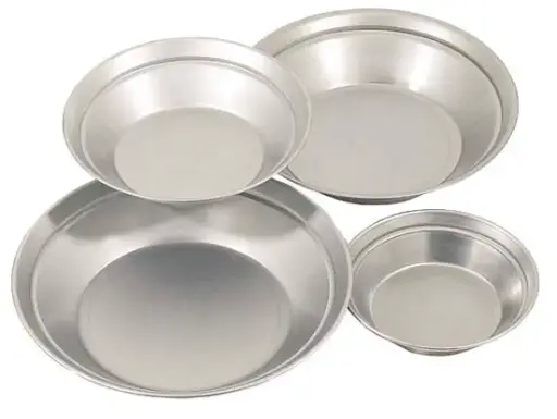 Metal Gold Pan Spun Steel